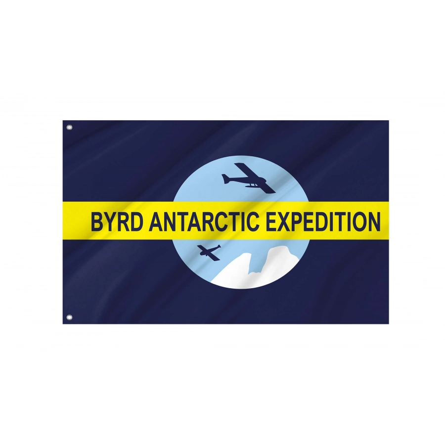 Byrd's 2nd Antarctic Expedition (1933-1939) flag for Indoor & Outdoor Use, ATA02