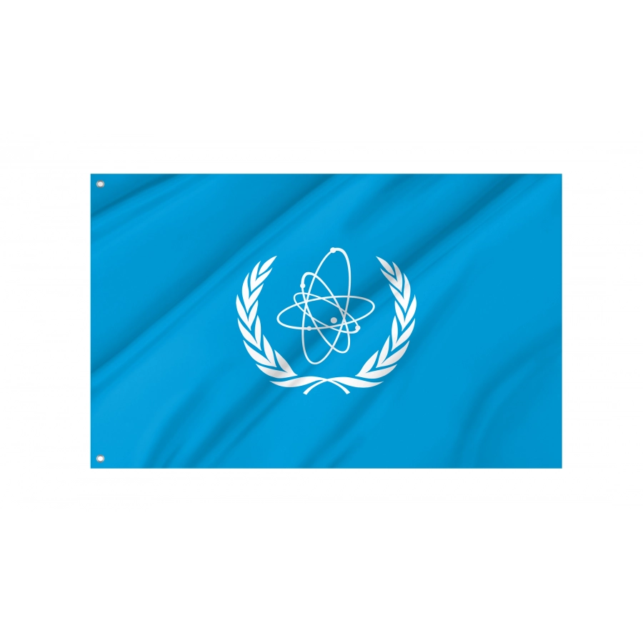 Flag of International Atomic Energy Agency (IAEA), Unique Design Print, Flags for Indoor & Outdoor Use