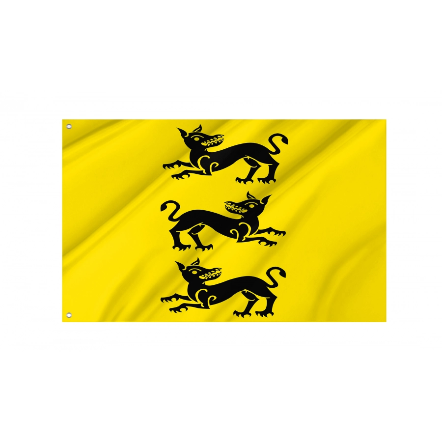 Flag of House Clegane, Game of Thrones, Unique Design Print, Flags for Indoor & Outdoor Use