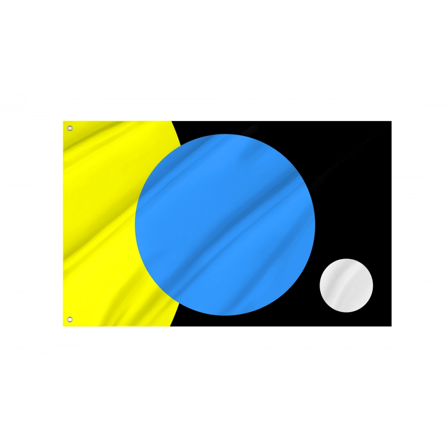 James Cadle's Flag of Earth, Unique Design Print, Flags for Indoor & Outdoor Use
