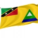 Nevis Flag for Indoor & Outdoor Use - Imagine 1