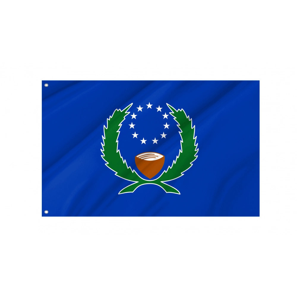 Pohnpei Flag for Indoor & Outdoor Use