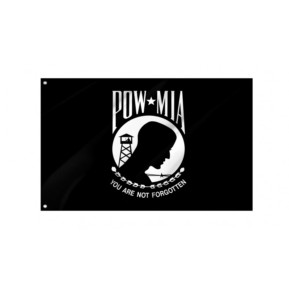 Pow Mia Flag for Indoor & Outdoor Use