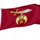 Shriner Flag for Indoor & Outdoor Use - Imagine 1