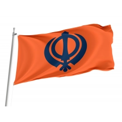 Sikh Flag for Indoor & Outdoor Use