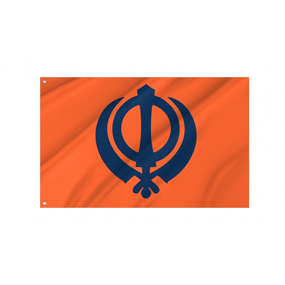 Sikh Flag for Indoor & Outdoor Use