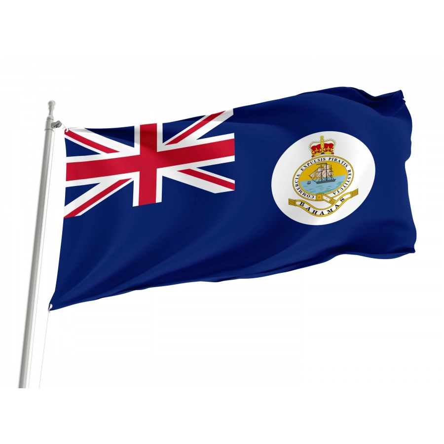 Bahama Islands (1869-1904) Flag for Indoor & Outdoor Use, BHS09
