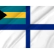 Bahamas Auxiliary Ensign Flag for Indoor & Outdoor Use - Imagine 2