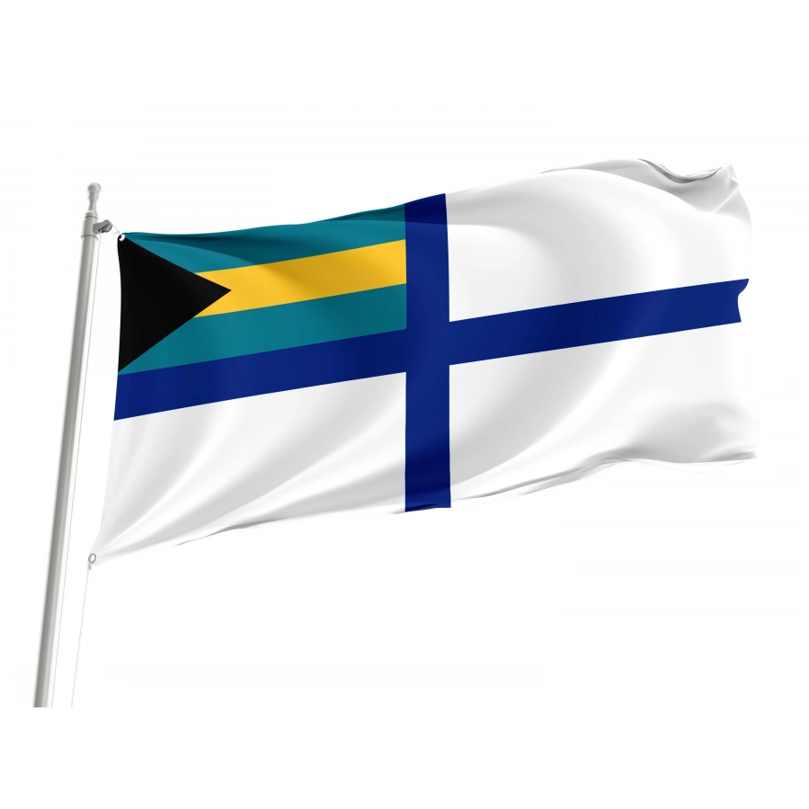 Bahamas Auxiliary Ensign Flag for Indoor & Outdoor Use, BHS08