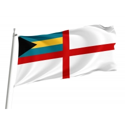 Bahamas Naval Ensign Flag for Indoor & Outdoor Use