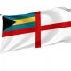 Bahamas Naval Ensign Flag for Indoor & Outdoor Use - Imagine 1