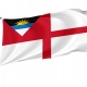 Coastguard Ensign of Antigua and Barbuda Flag for Indoor & Outdoor Use - Imagine 1