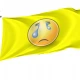 Crying Face Emoji Flag - Imagine 1