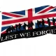 Lest We Forget Union Jack Remembrance Day Soldiers Memorial Flag - Imagine 1
