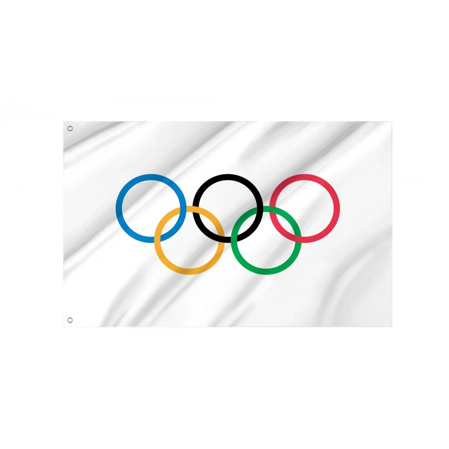 Olympic Flag for Indoor & Outdoor Use, FLAG121