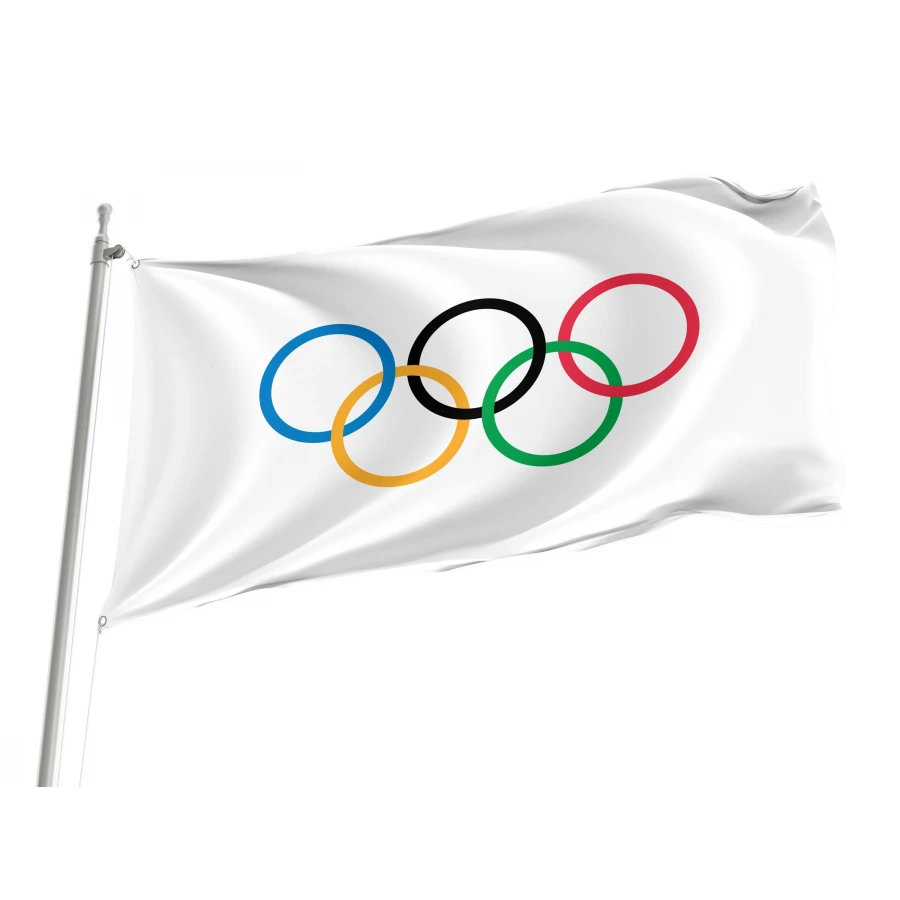 Olympic Flag for Indoor & Outdoor Use, FLAG121