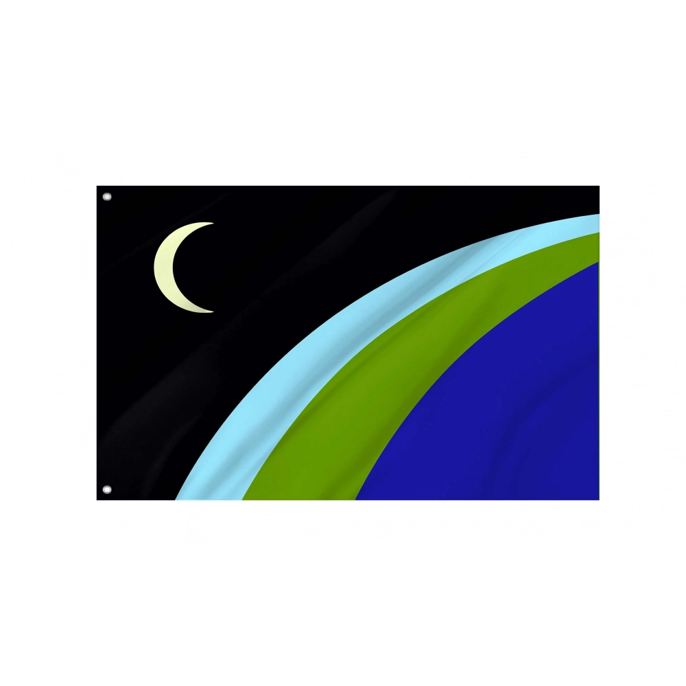 Planet Terra Flag for Indoor & Outdoor Use