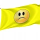 Sad Face Emoji Flag - Imagine 1