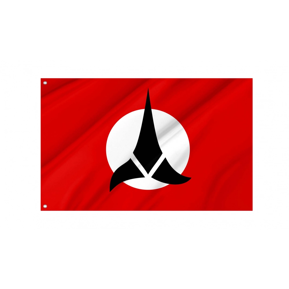 Star Trek Inspired Klingon Flag for Indoor & Outdoor Use