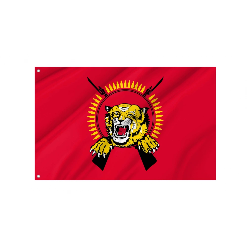 Tamil Eelam Puli Kodi Flag for Indoor & Outdoor Use