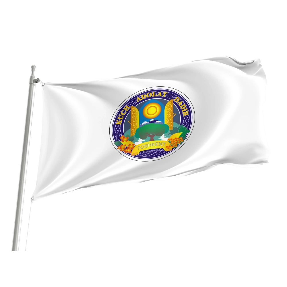 Tashkent Flag for Indoor & Outdoor Use