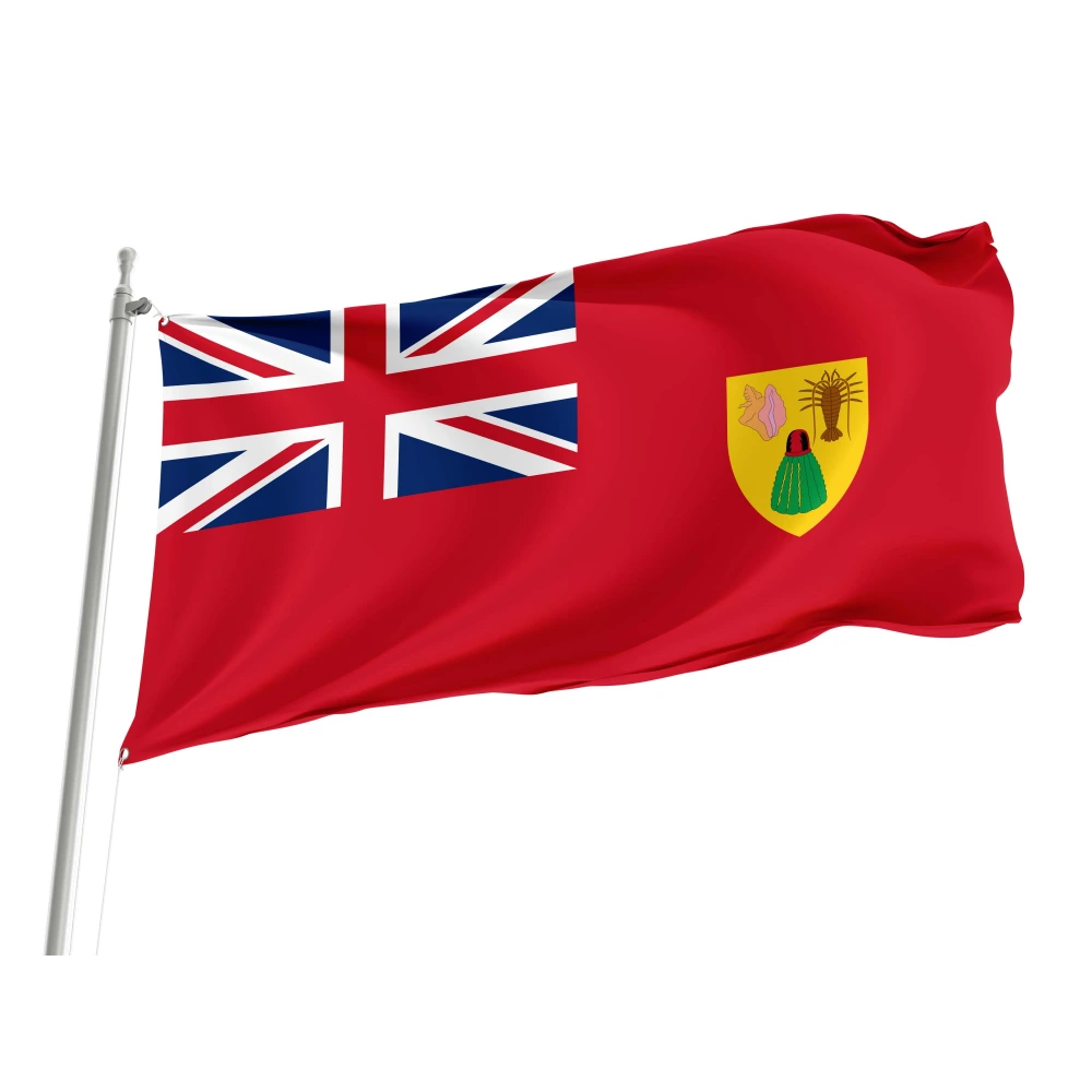 Turks & Caicos Islands Red Ensign Flag for Indoor & Outdoor Use
