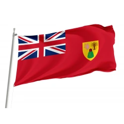 Turks & Caicos Islands Red Ensign Flag for Indoor & Outdoor Use