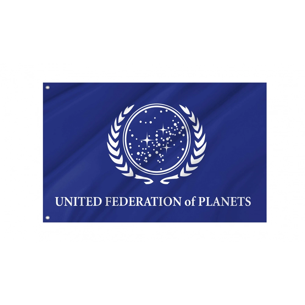 United Federation of Planets Flag for Indoor & Outdoor Use