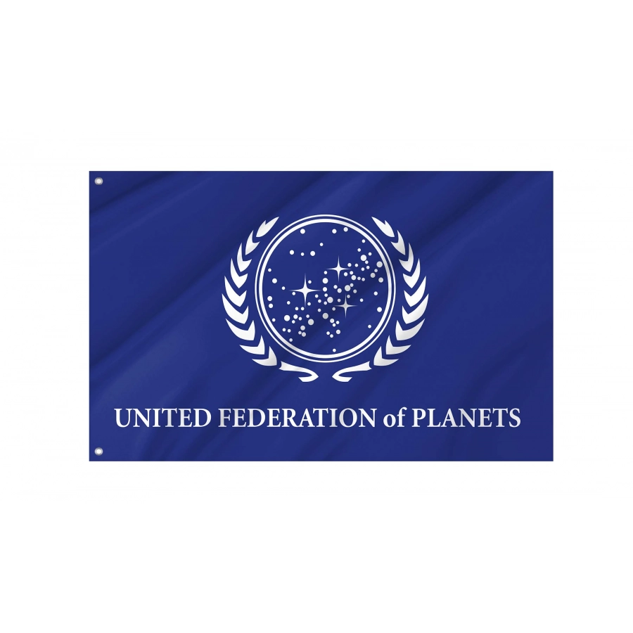 United Federation of Planets Flag for Indoor & Outdoor Use, UFP01