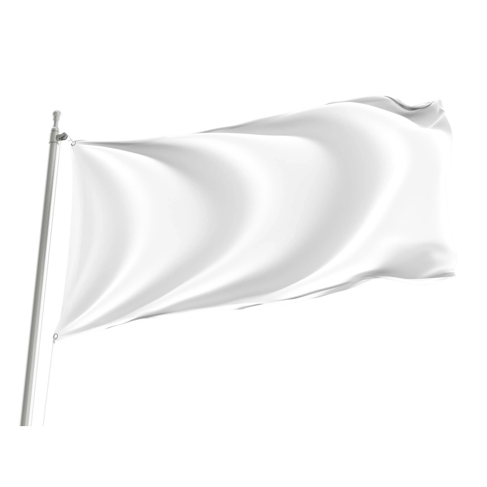 White Flag for Indoor & Outdoor Use