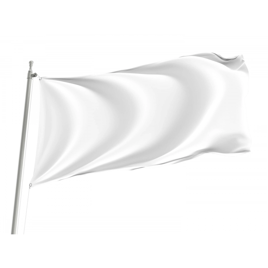 White Flag for Indoor & Outdoor Use, FLAG79