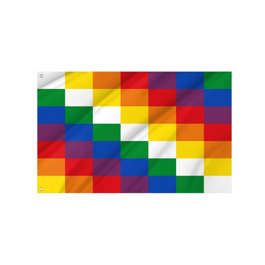 Wiphala Flag for Indoor & Outdoor Use, FLAG02