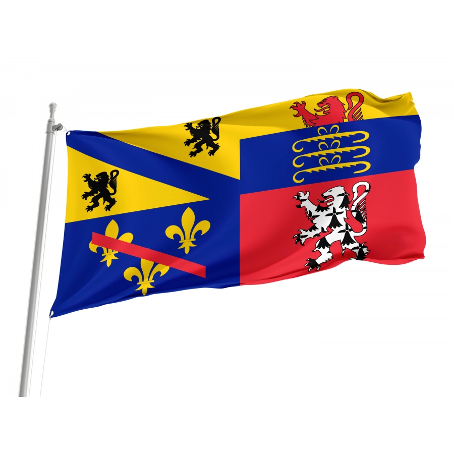 Flag Of Ain, Patriotic Flags, Unique Design Print, Flags For Indoor & Outdoor Use - High Quality France for Indoor and Outdoor Use