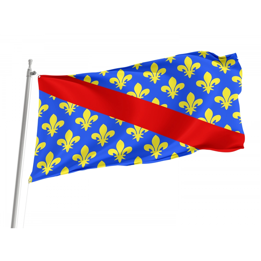 Flag Of Allier, Patriotic Flags, Unique Design Print, Flags For Indoor & Outdoor Use - High Quality France for Indoor and Outdoor Use