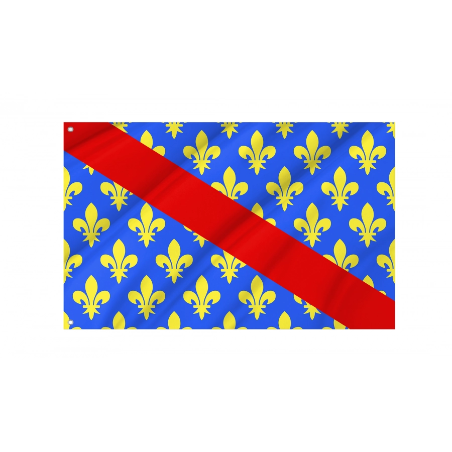 Flag Of Allier, Patriotic Flags, Unique Design Print, Flags For Indoor & Outdoor Use - High Quality France for Indoor and Outdoor Use