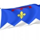 Alpes-de-Haute-Provence Flag for Indoor & Outdoor Use - Imagine 1
