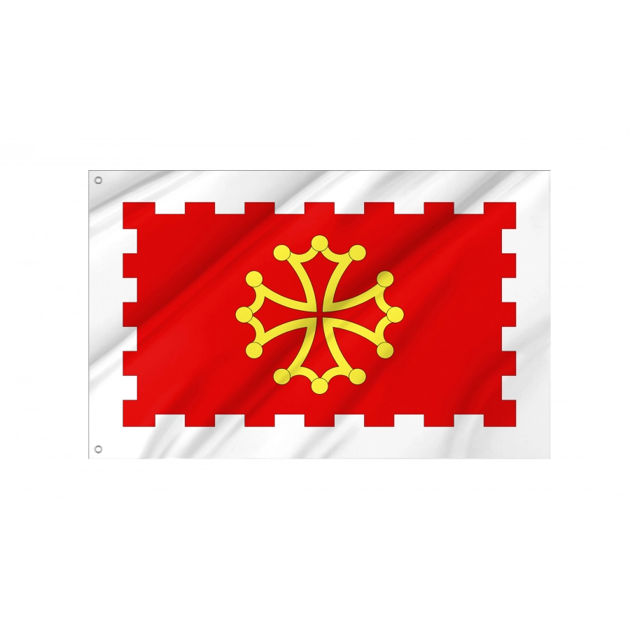 Flag Of Aude, Patriotic Flags, Unique Design Print, Flags For Indoor & Outdoor Use - High Quality France for Indoor and Outdoor Use