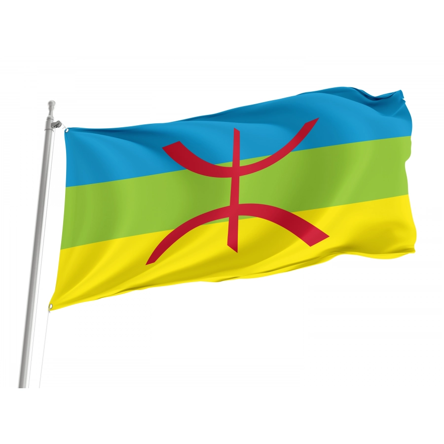 Flag Of Berber, Patriotic Flags, Unique Design Print, Flags For Indoor & Outdoor Use - High Quality France for Indoor and Outdoor Use