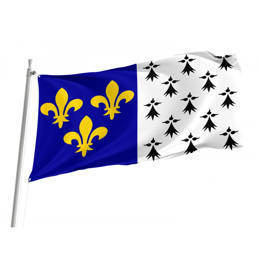Flag Of Brest, Patriotic Flags, Unique Design Print, Flags For Indoor & Outdoor Use - High Quality France for Indoor and Outdoor Use