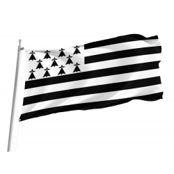 Brittany French Province Flag for Indoor & Outdoor Use