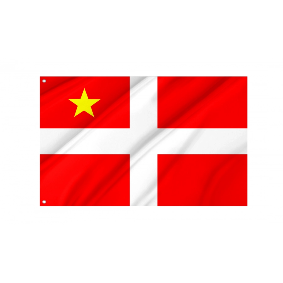 Flag Of Chambéry Commune In France, Patriotic Flags, Unique Design Print, Flags For Indoor & Outdoor Use - High Quality France for Indoor and Outdoor Use