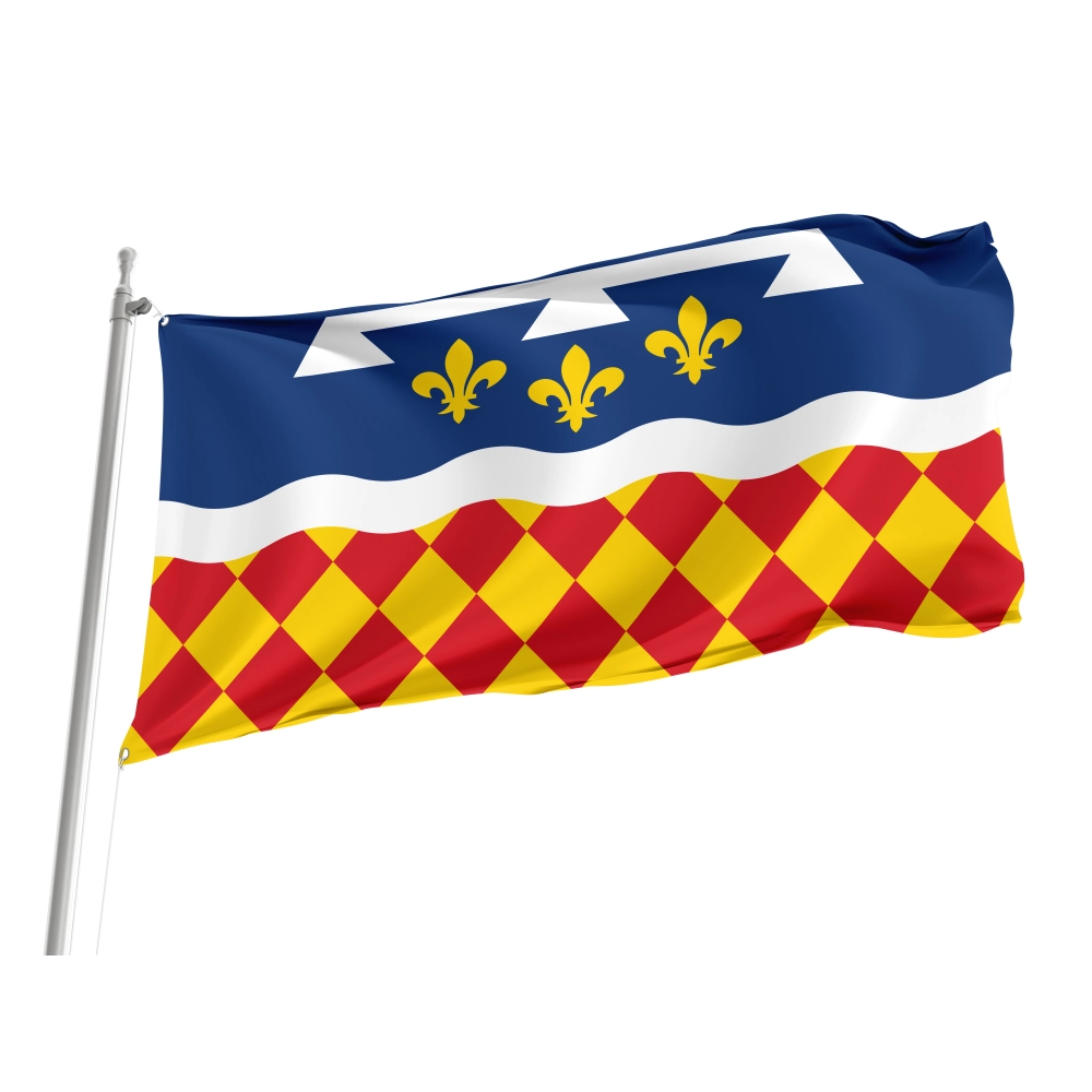 Charente Department in France Flag for Indoor & Outdoor Use