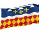 Charente Department in France Flag for Indoor & Outdoor Use - Imagine 1