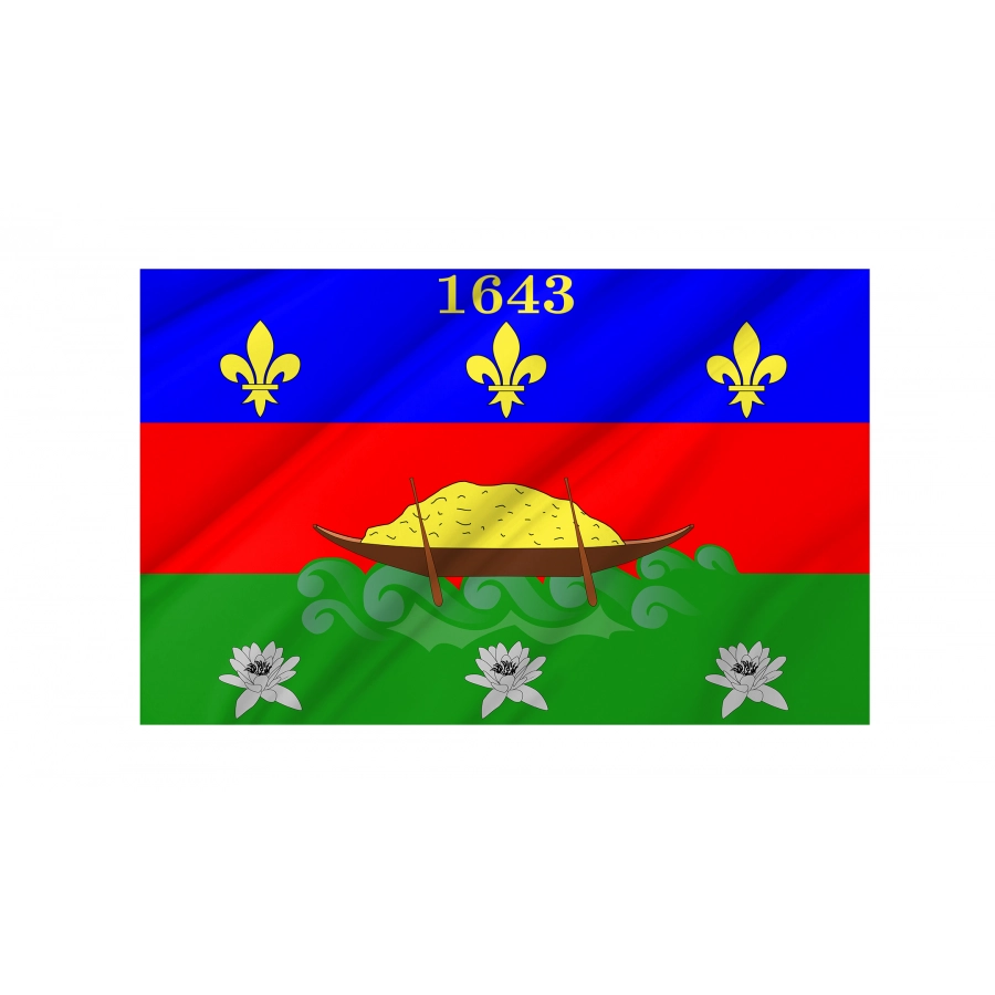 Flag Of Coat Of Arms Of Cayenne And Of The French Guyana, Patriotic Flags, Unique Design Print, Flags For Indoor & Outdoor Use - High Quality France for Indoor and Outdoor Use