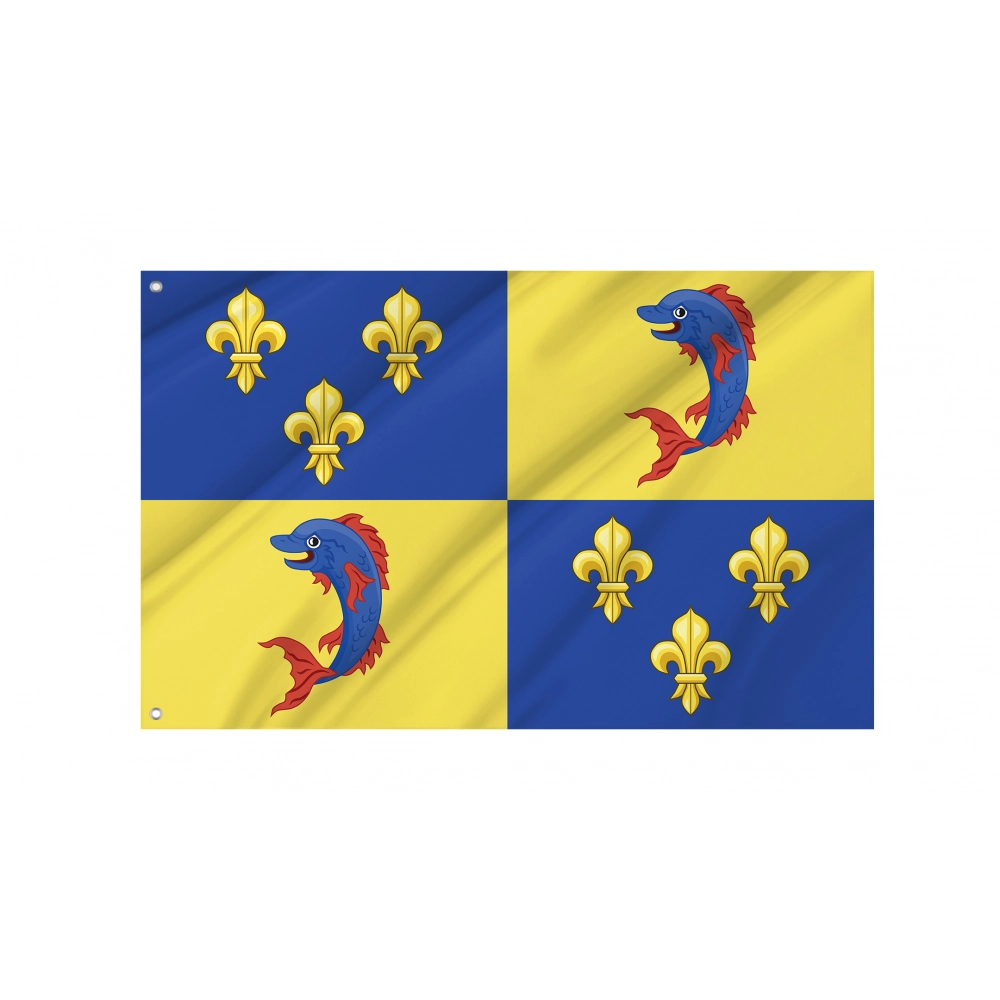 Dauphin Flag for Indoor & Outdoor Use