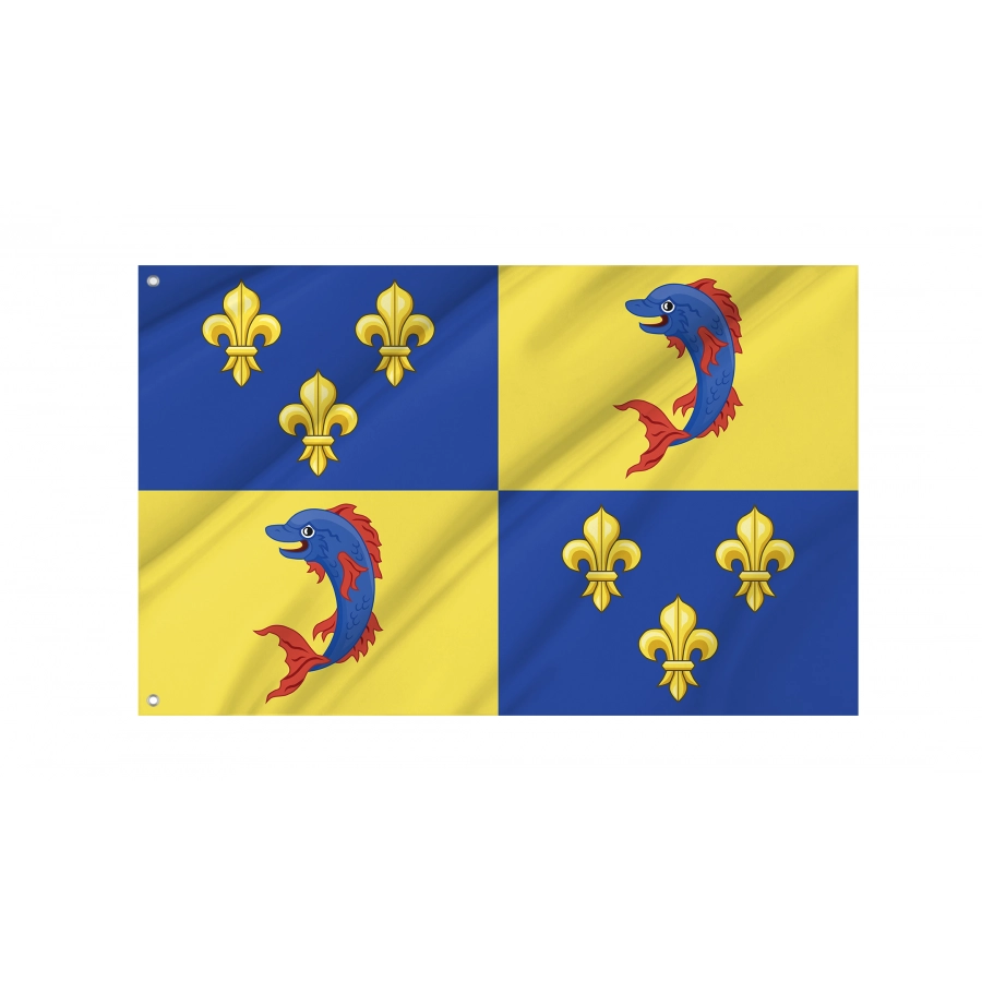 Flag Of Dauphin, Patriotic Flags, Unique Design Print, Flags For Indoor & Outdoor Use - High Quality France for Indoor and Outdoor Use