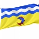 Isère Flag for Indoor & Outdoor Use - Imagine 1