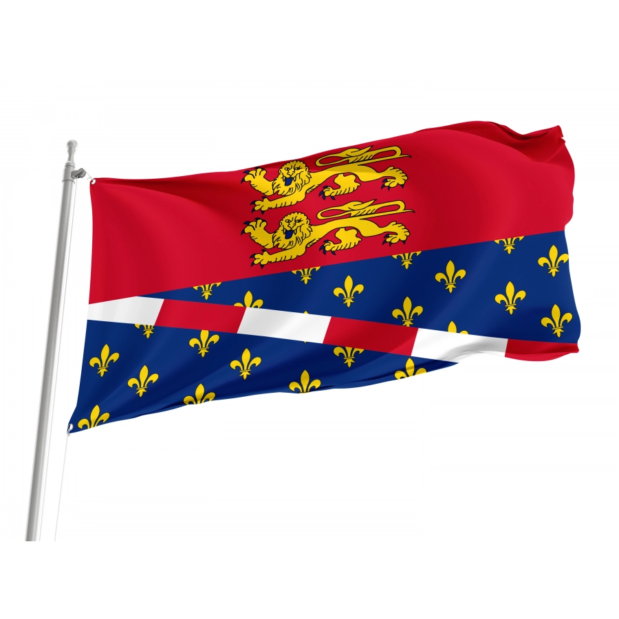 Flag Of Eure Department, Patriotic Flags, Unique Design Print, Flags For Indoor & Outdoor Use - High Quality France for Indoor and Outdoor Use