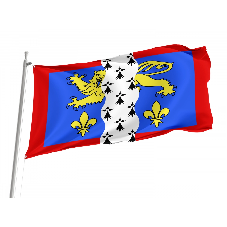 Flag Of Fr Département Mayenne, Patriotic Flags, Unique Design Print, Flags For Indoor & Outdoor Use - High Quality France for Indoor and Outdoor Use