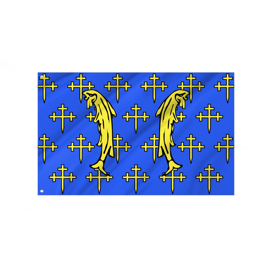 Flag Of Fr Département Meuse, Patriotic Flags, Unique Design Print, Flags For Indoor & Outdoor Use - High Quality France for Indoor and Outdoor Use